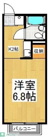 カピースハイツAの物件間取画像